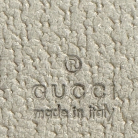 Gucci GG monogram canvas and white leather wallet Comes With Gold Wallet Chain - Picture 9 of 12